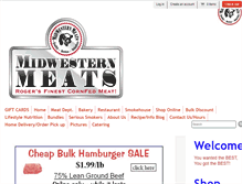 Tablet Screenshot of midwesternmeats.com